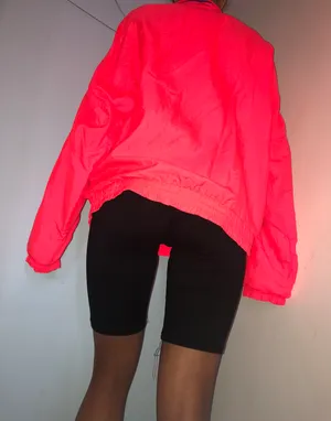 FILA Vintage - Neon Pink Windbreaker Zip Up thumbnail 2