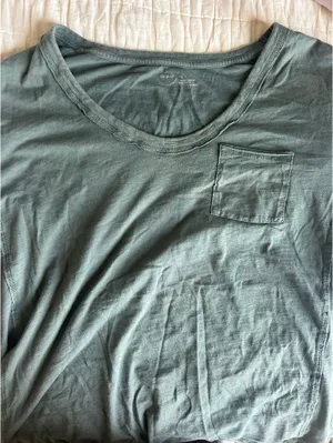 Aerie Oversized T-Shirt Short Sleeve olive green xs thumbnail 1