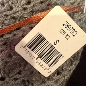 Dex Knit Batwing Sleeve Pullover Sweater Women's‎ Small Gray Boho Hippie Retro thumbnail 8