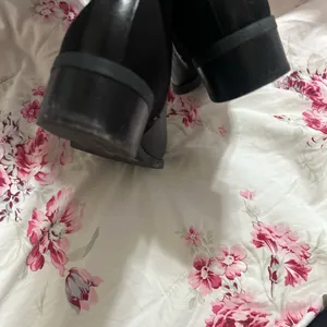 Nine West Black Leather Riding Boots thumbnail 6