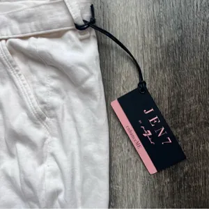 Jen7 by 7 For All Mankind Belted Wide Leg Trouser Pants Size 18 Off White NWT thumbnail 6