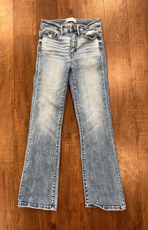 BKE Buckle Parker Jeans Women’s 24x29.5 Tailored Bootcut Universal Fit High Rise thumbnail 1