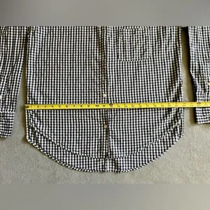 Abercrombie & Fitch Women’s Blouse Blue White Checkered Size XS thumbnail 3