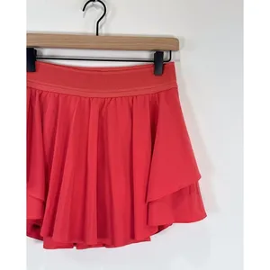 Lululemon Womens Skort Red Court Rival Swift High Rise Mini Skirt Lined Size 6 thumbnail 6