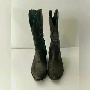 Charlie 1 Horse Mad Dog Calf Cowboy Boots Chocolate Brown Size 7.5 thumbnail 6