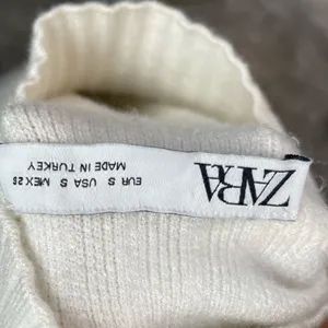 Zara Soft High‎ Neck Sweater in Ivory Size Small thumbnail 10