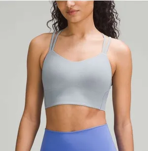 Lululemon Like a Cloud Ribbed Longline Sports Bra Size 2 Teal Yoga Pilates Gym thumbnail 1