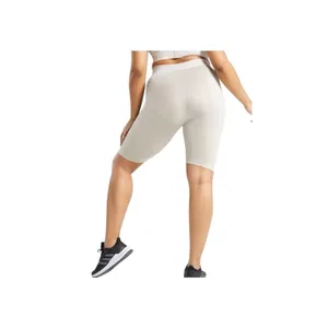 Gymshark Seamless Cream Bike Shorts - Light Neutral EUC thumbnail 2