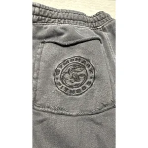Gymshark Heritage Cargo Joggers Washed Grey Embroidered Crest Sweatpants XS thumbnail 6
