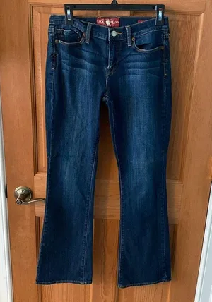 LUCKY BRAND Size 6/28 Distressed Denim Sofia Boot Cut Jeans NEW thumbnail 2