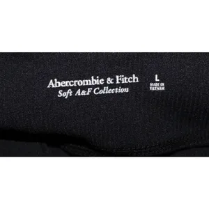 Abercrombie & Fitch Soft A&F Collection Black Ribbed Knit Cutout Bodysuit Size L thumbnail 3