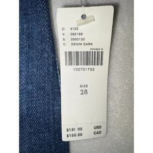 Maeve Anthropologie The Colette Cropped Wide Leg Jeans Dark Wash Denim‎ 28 NEW thumbnail 5