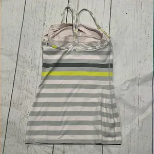 Lululemon striped spaghetti strap top thumbnail 4