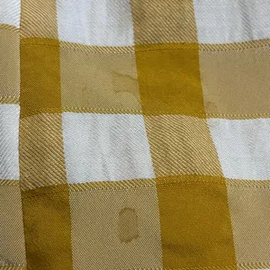 Maeve Mustard Gingham Peplum Blouse Women’s L 3/4 Sleeve Tunic thumbnail 8