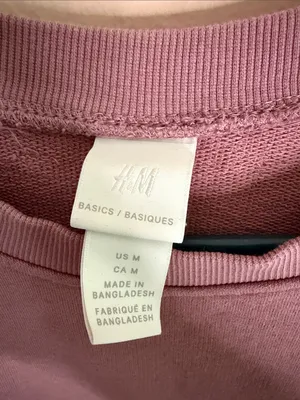 H&M Mauve Crewneck Sweatshirt thumbnail 2