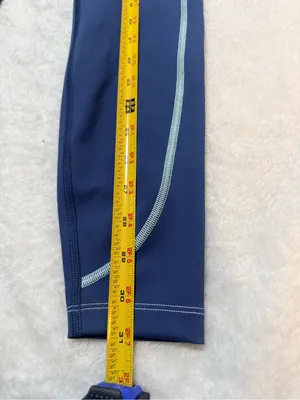 Peloton Teal High-Waist Performance Leggings with Logo thumbnail 4