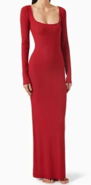 SKIMS Soft Lounge Maxi Dress in Modal Blend thumbnail 2