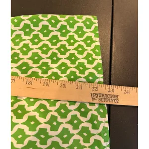 Banana Republic Women XS Tank Top Green White Geometric Lattice Cutout Neck‎ thumbnail 6