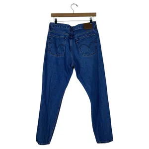 Levis Wedgie Straight Distressed High Rise Jeans Blue Denim Ripped Size 29 thumbnail 3