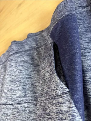 Vera Bradley Blue Spacedye Lace-Up Hooded Pullover Top thumbnail 6