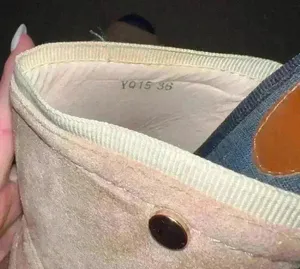 Nude wedges size 36 faux suade top thumbnail 5