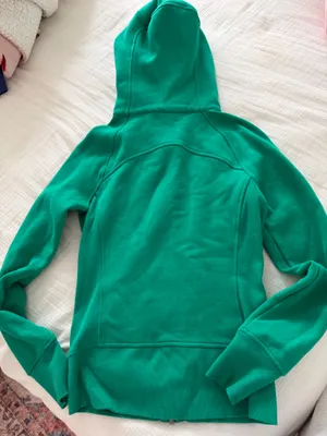 Lululemon Scuba Green Full-Zip Size 2 thumbnail 2