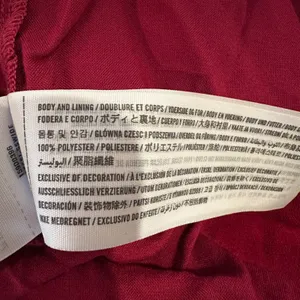 Abercrombie & Fitch V-Neck Fit & Flare Sleeveless Dress Women's XL‎ Wine Dainty thumbnail 7