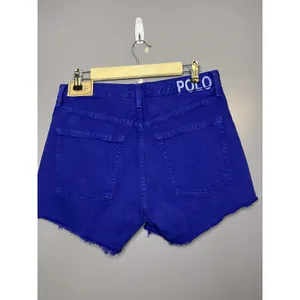 Polo Ralph Lauren Shorts Womens 28 Blue Crosby Relaxed Denim Frayed Hem Casual thumbnail 2