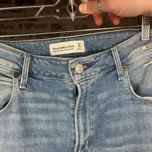 Abercrombie & fitch | women Highrise super skinny distressed denim jeans thumbnail 2