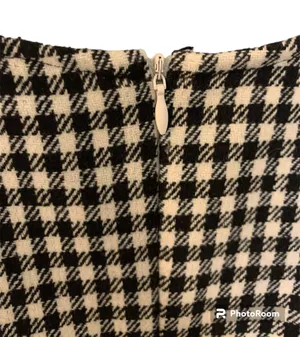 SheIn • Gingham Retro Black & White Mini Summer Dress thumbnail 4
