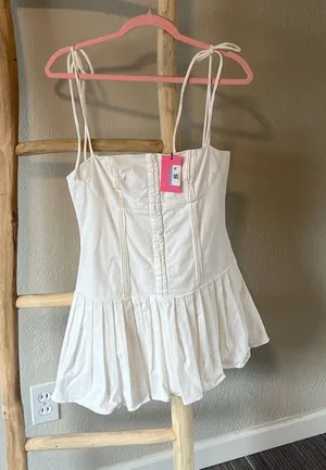 Edikted Perri Pleated Corset Mini Dress thumbnail 1