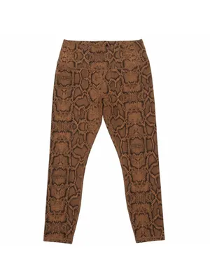 Varley Luna 25 Legging Burnt Snake Print Brown Black Large‎ EUC thumbnail 2