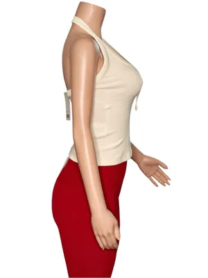 Kookai Mika Tank Top, Coconut Milk, FR38/US6 thumbnail 7