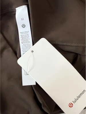 Lululemon Brown Matching Activewear Set Zip Jacket and High-Waist Leggings Size thumbnail 13