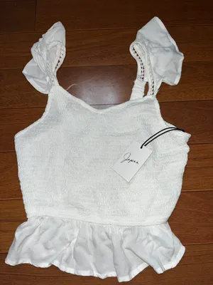 Japna Boutique White Tank Top thumbnail 2