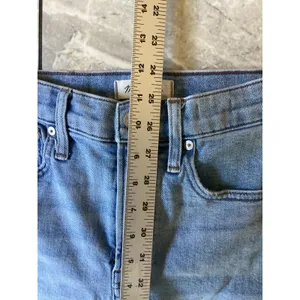 Madewell The Perfect Vintage Jean Light Wash Distressed Raw Hem 23P MC494 thumbnail 3