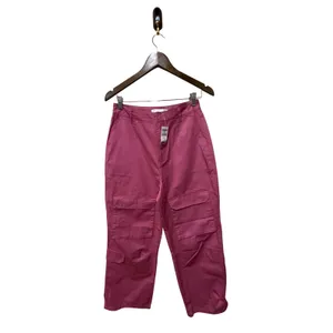 English factory high rise wide leg cargo‎ pants Size Medium thumbnail 7