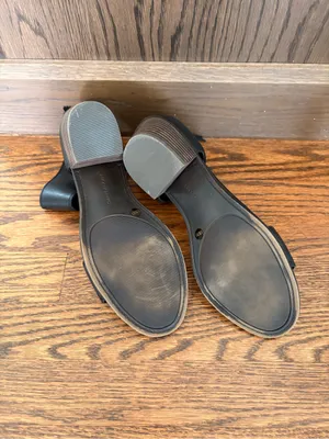 Lucky Brand Black Open-Toe Ankle Cuff Block Heel Sandals thumbnail 6