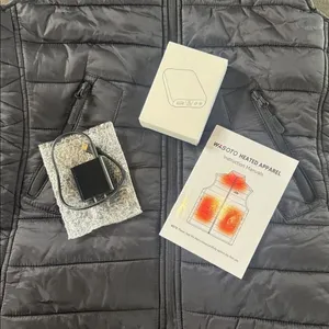 Wasoto Women’s Black Heated Vest with Battery Pack Washable SMALL NEW thumbnail 9