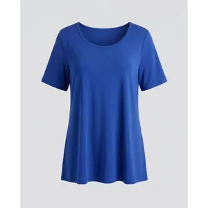 LulaRoe Womens Blue Short Sleeve Tee thumbnail 4