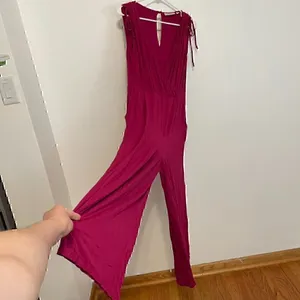 MOULINETTE SOEURS ANTHROPOLOGIE ANTHRO Alisande Jumpsuit Pink Crop Ankle NO BELT thumbnail 13