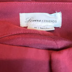 3/$15 LOVERS + FRIENDS Merlot lined dress pants thumbnail 4