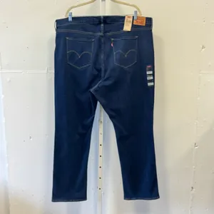 NWT Levi's 724 High Rise Straight Jeans Womens 24W M Dark Wash Sculpt Hypersoft thumbnail 2