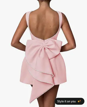 Amazon Pink mini dress thumbnail 2