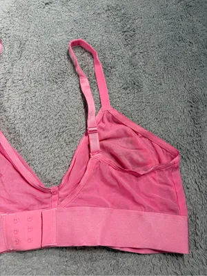 Parade Pink Wireless Mesh Bralette XL thumbnail 7