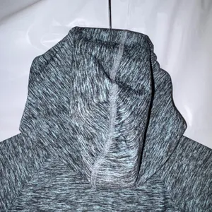 Outdoor Voices CloudKnit Hoodie Blue Black Space Dye Marl Activewear Womens Lg thumbnail 5