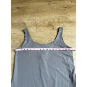 NWT Express Body Contour Scoop Neck Thong Bodysuit Gray ribbed stretch size XL thumbnail 7