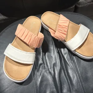 UGG Women's Sandals in Peach and White thumbnail 7