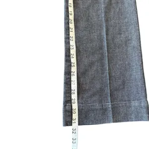 Gap Curvy Fit Flared Leg Pants Gray Denim Trousers Workcore Capsule Wardrobe 10R thumbnail 8
