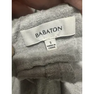 Aritzia Babaton Dexter Pant - Grey Tailored Dress Joggers -‎ Size S EUC thumbnail 6